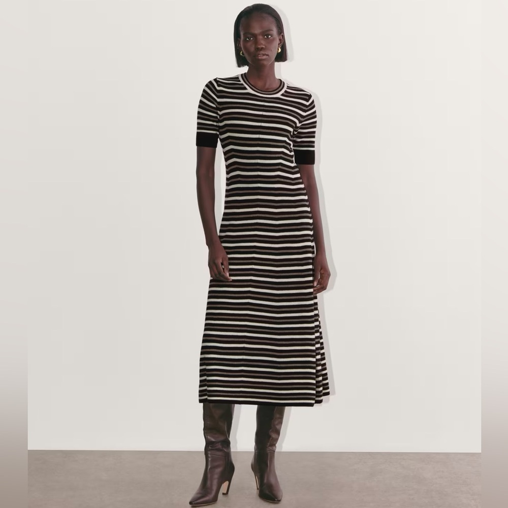Everlane The Ribbed Sweater Dress